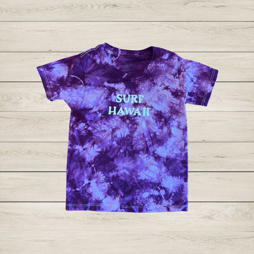 'Surf Hawaii' Kids t-shirt size 2/3T Purple