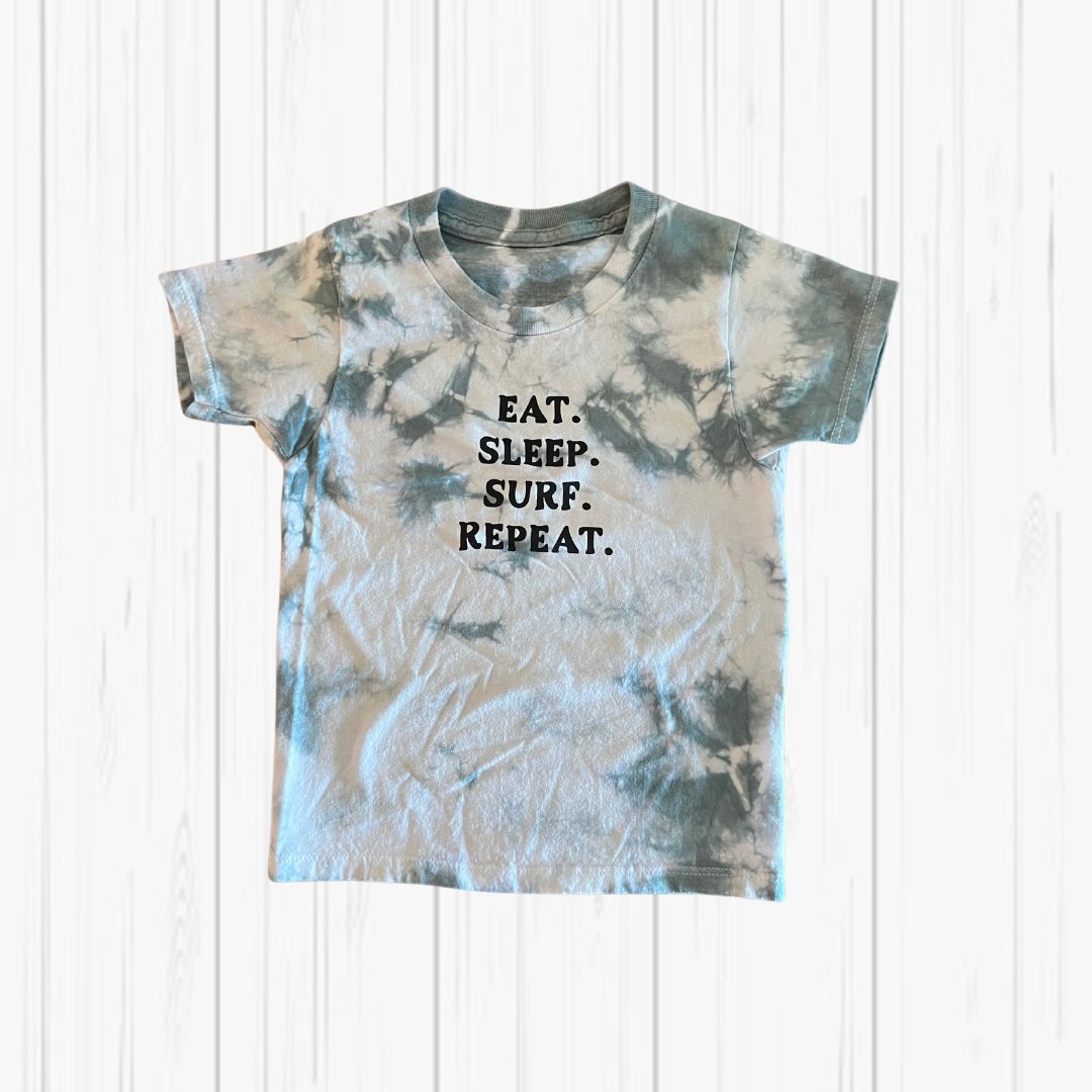 'Eat. Sleep. Surf. Repeat.' Kids T-Shirt size 2/3T