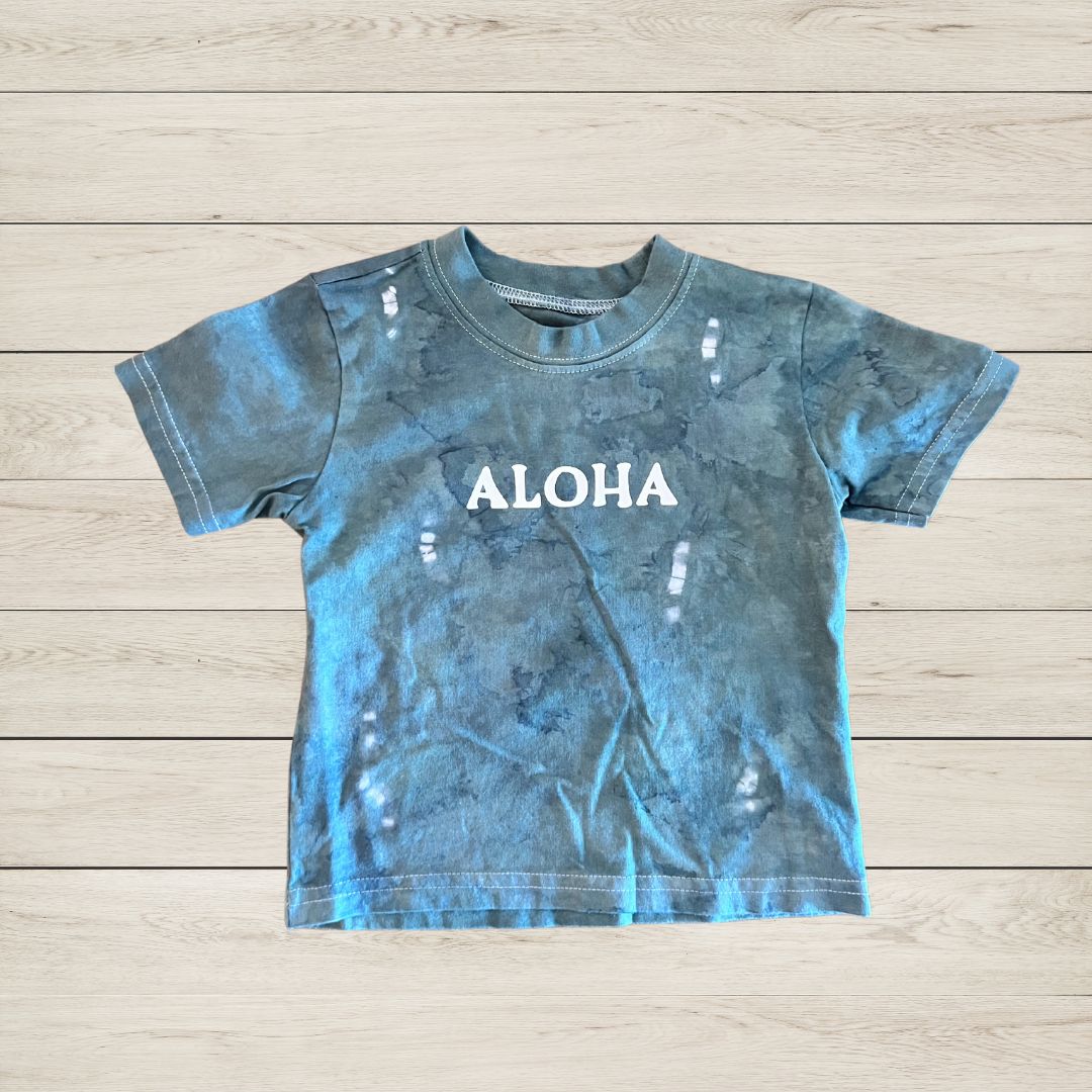 ALOHA Short Sleeve T-shirt. Size 12-18 months